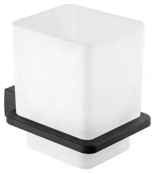 Стакан для зубных щёток «Timo» Torne 43033/03 на стену чёрный матовый