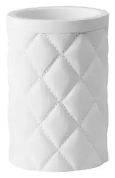 Стакан для зубных щёток «WasserKRAFT» Havel K-7428 на стол белый