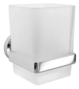 Стакан для зубных щёток «WasserKRAFT» Mosel K-46628 на стену хром