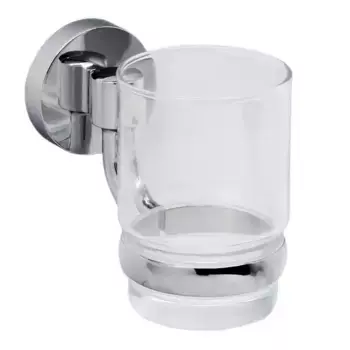 Стакан для зубных щёток «WasserKRAFT» Rhein K-6228 на стену хром