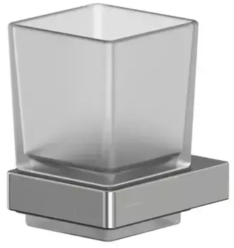 Стакан для зубных щёток «Whitecross» Cubo CU2430NIB на стену брашированный никель