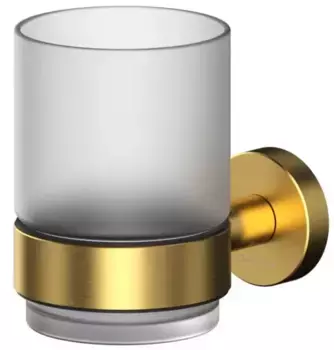 Стакан для зубных щёток «Whitecross» Ergo ER2230GLB на стену брашированное золото