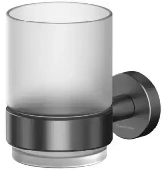 Стакан для зубных щёток «Whitecross» Ergo ER2230GM на стену оружейная сталь