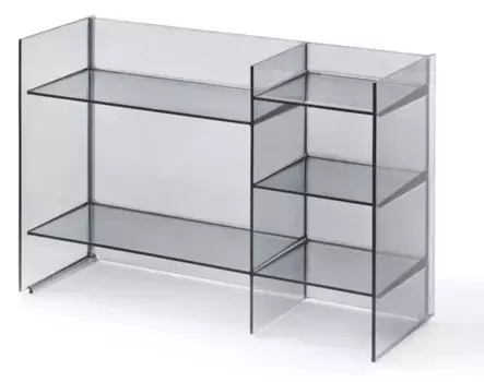 Стеллаж «Laufen» Kartell by laufen 75/26 дымчато-серый