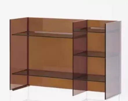 Стеллаж «Laufen» Kartell by laufen 75/26 янтарь