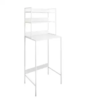 Стеллаж «Sanflor» ПП для хранения над стиральной машиной белый муар