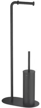 Стойка с аксессуарами «Акватек» Оберон AQ4231MB напольная чёрная матовая