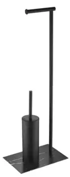 Стойка с аксессуарами «Rainbowl» Home 0048-1BP напольная чёрная матовая