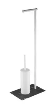 Стойка с аксессуарами «Rainbowl» Home 0048-1WP напольная белая матовая