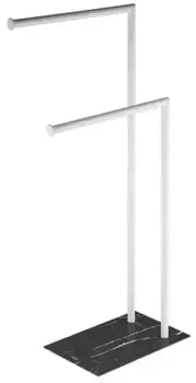 Стойка с аксессуарами «Rainbowl» Home 0048-2WP напольная белая матовая