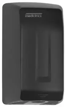 Сушилка для рук «Mediclinics» Saniflow M04AB на стену чёрная