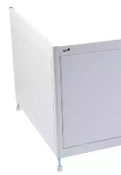 Торцевой экран под ванну «Emmy» Малибу, Монро, Бриз 70 белый левый