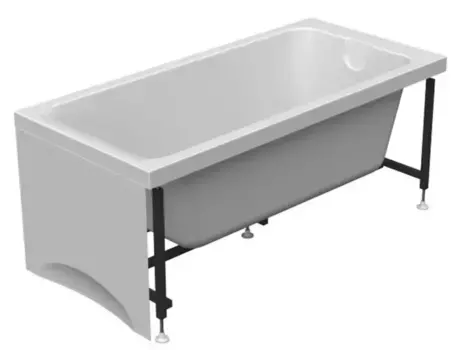 Торцевой экран под ванну «Radomir» Агата 175/75 белый левый