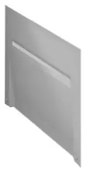 Торцевой экран под ванну «Radomir» Конкорд белый левый