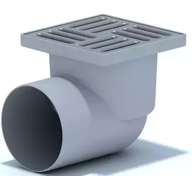 Трап для душа «АНИпласт» TA1112 150*150 мм TA1112 боковой выпуск нержавеющая сталь