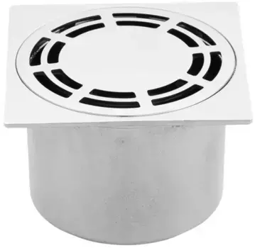 Трап для душа «Migliore» Bangkok 20210-CR 100x100 мм вертикальный выпуск хром