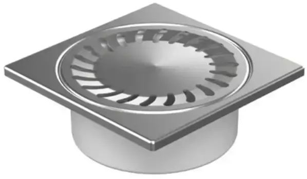 Трап для душа «Paini» Нептун 150/150 320XN вертикальный выпуск хром