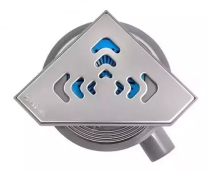 Трап для душа «Pestan» Confluo Standard Angle 1 13000013 боковой выпуск хром