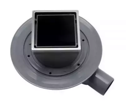 Трап для душа «Pestan» Confluo Standard Dry 1 13000101 боковой выпуск Black Glass