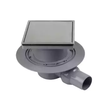 Трап для душа «Pestan» Confluo Standard Plate 2in1 1 13702562 боковой выпуск под плитку/хром