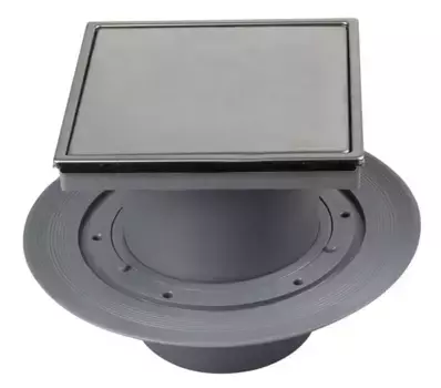 Трап для душа «Pestan» Confluo Standard Plate 2in1 Vertical 13702567 вертикальный выпуск под плитку/хром