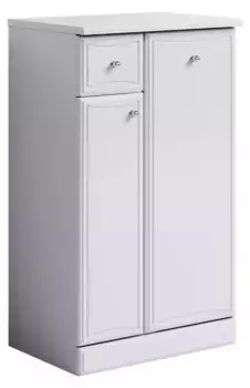 Тумба «Aqwella» Барселона 50 с корзиной белая