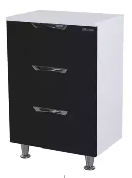 Тумба «Bellezza» Лагуна 50 чёрная