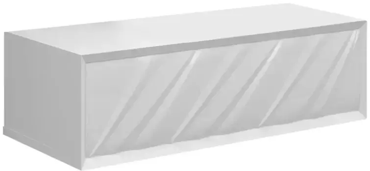 Тумба «Marka One» Glace 100 подвесная white