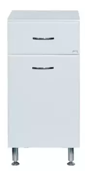 Тумба «Misty» Люси 30 с корзиной белая