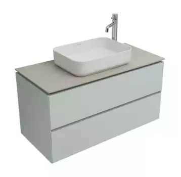 Тумба под раковину «Allen Brau» Infinity 100 подвесная рapyrus white matt