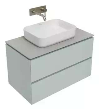 Тумба под раковину «Allen Brau» Infinity 85 подвесная рapyrus white matt