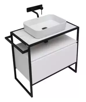 Тумба под раковину «Allen Brau» Priority 80 white matt