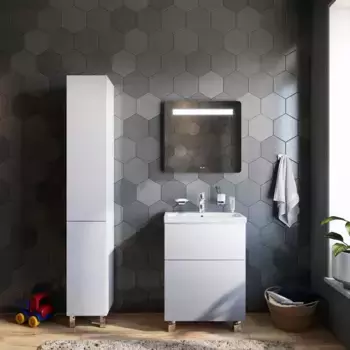 Тумба под раковину «Am.Pm» Gem 60 M90FSX06022WG32 белая глянцевая