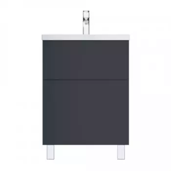 Тумба под раковину «Am.Pm» Gem 60 (M90WCC0602WG) графит матовый