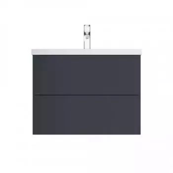 Тумба под раковину «Am.Pm» Gem 75 M90FHX07522GM подвесная графит матовый