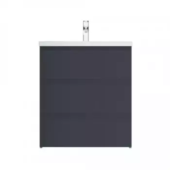 Тумба под раковину «Am.Pm» Gem S 75 графит матовый