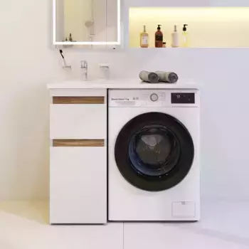 Тумба под раковину «Am.Pm» X-Joy 40 белый глянец/светлое дерево