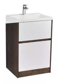 Тумба под раковину «Aquaton» Лондри 60 белая/дуб кантри