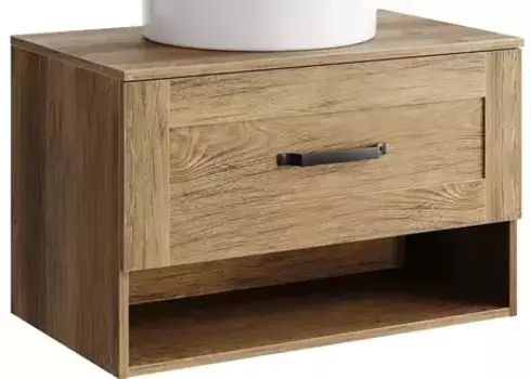 Тумба под раковину «Aqwella» Craft 80 подвесная дуб балтийский