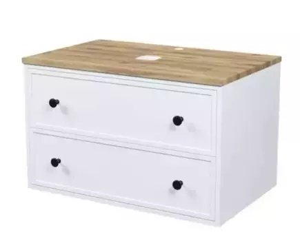 Тумба под раковину «Iddis» Torr 80 подвесная белая матовая