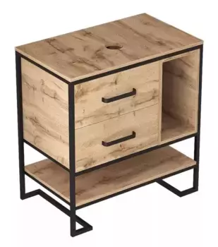 Тумба под раковину «Marka One» Grunge Loft 80Н дуб вотан