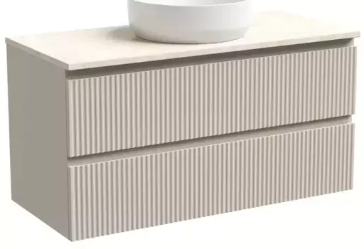 Тумба под раковину «Sancos» Snob R 100 подвесная Beige Soft