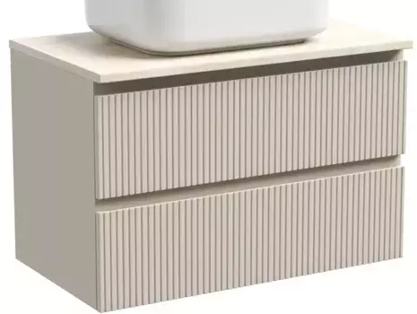 Тумба под раковину «Sancos» Snob T 80 подвесная Beige Soft