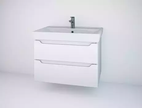 Тумба под раковину «Spectrum» Элиза 70 (арт 115) подвесная белая