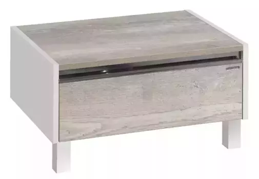 Тумба подкатная «Aquaton» Капри 60 бетон пайн