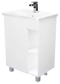 Тумба с раковиной «1Marka» Nuvo 60 (Фостер 60) белая левая