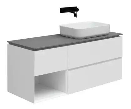 Тумба с раковиной «Allen Brau» Infinity 120 R подвесная white matt правая