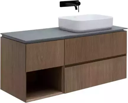 Тумба с раковиной «Allen Brau» Infinity 120 R (274262) подвесная natural oak правая