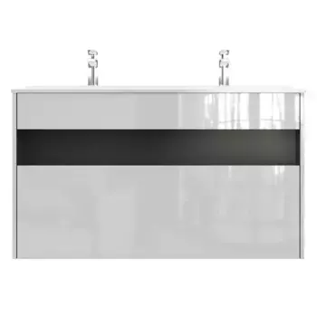 Тумба с раковиной «Am.Pm» Func 120 (Func 120/50) подвесная белая глянцевая