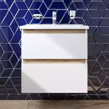 Тумба с раковиной «Am.Pm» X-Joy 65 (X-Joy 65/45) подвесная белая